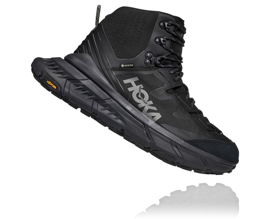 Hoka One One Tennine Hike Gore-Tex Vandringsskor Herr - Svarta - UMVWA-4286